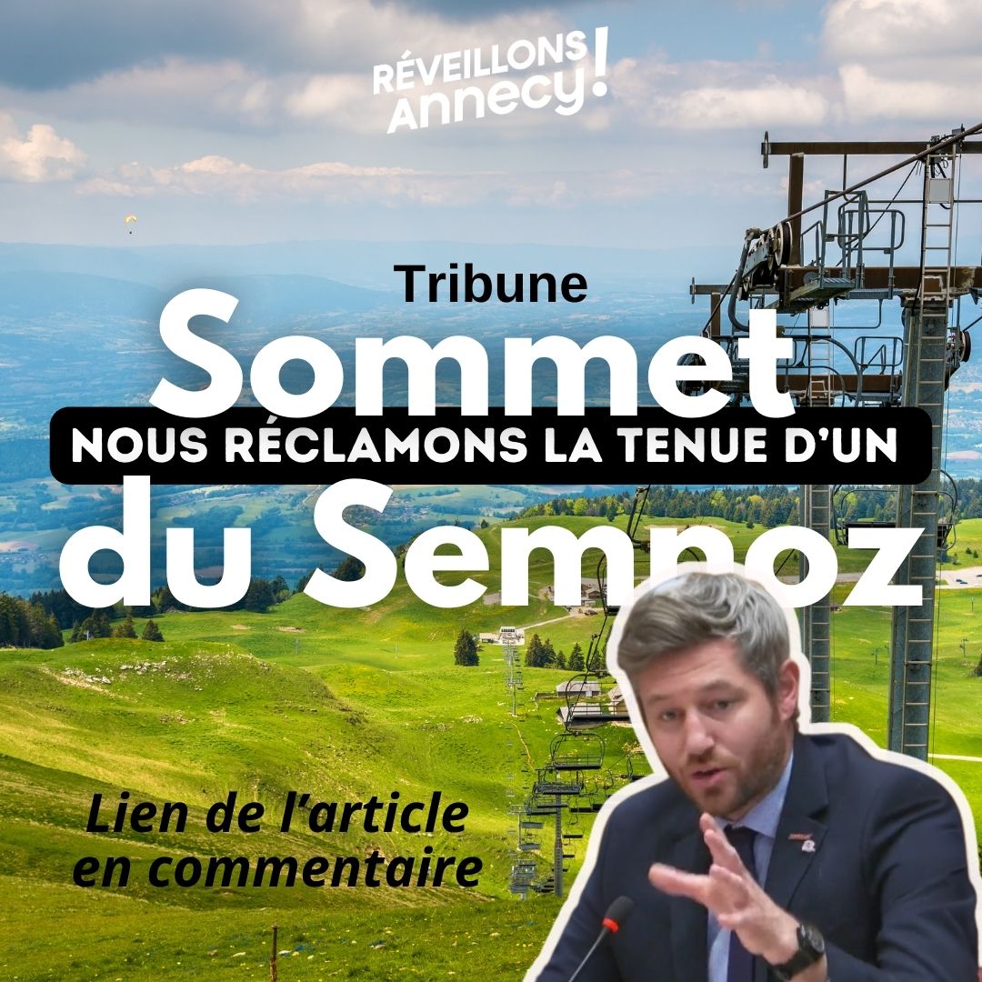 « Sommet du Semnoz : » penser et planifier l’avenir !