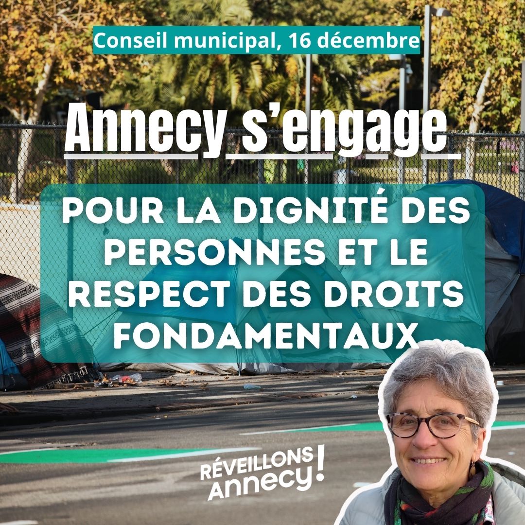 Annecy s’engage pour la dignité des personnes et le respect des droits fondamentaux